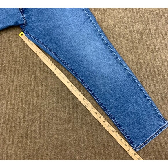 Levis Jeans Womens 32 Wedgie Straight Leg Button Fly High Rise Stretch Denim - Picture 5 of 11